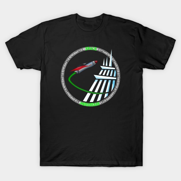 Space Mountain T-Shirt by Gartdog